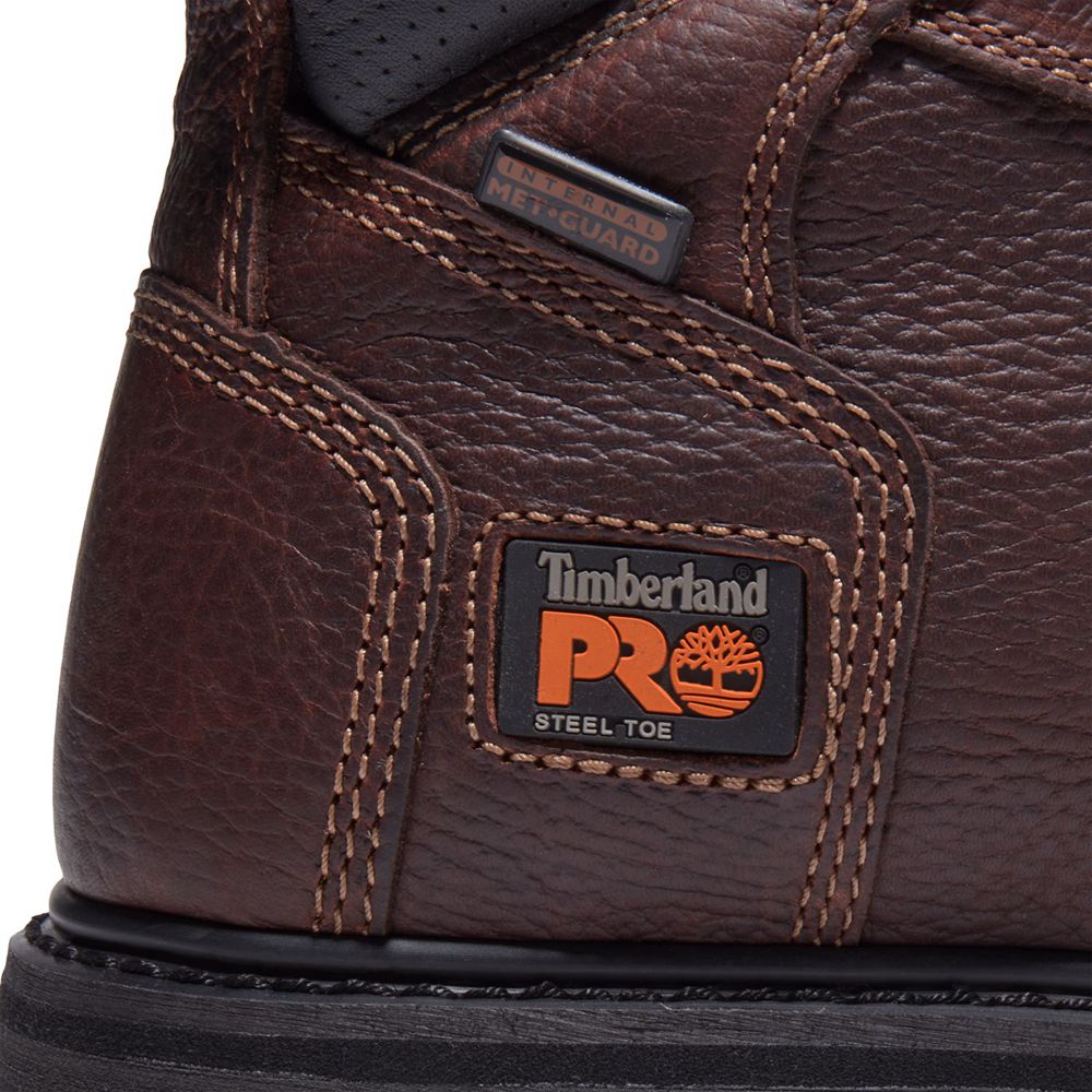 Botas de Trabajo Masculino - Timberland Pro® Flexshield Met Guard 6\" Steel Toe - NUGCV9168 - Bordeau